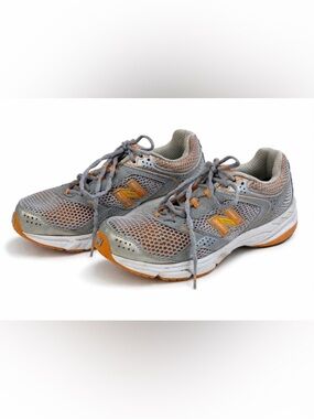 New Balance 755 Women’s 8.5 Running Shoes Gray Orange Cushion Trainer